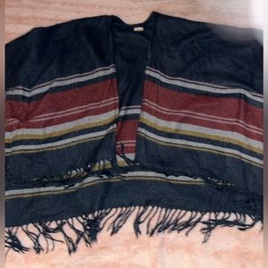 hollister poncho thing